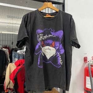 FLEXICO Goth Money T Shirt Black & Purple Gengar Men's Size Large gengkn95